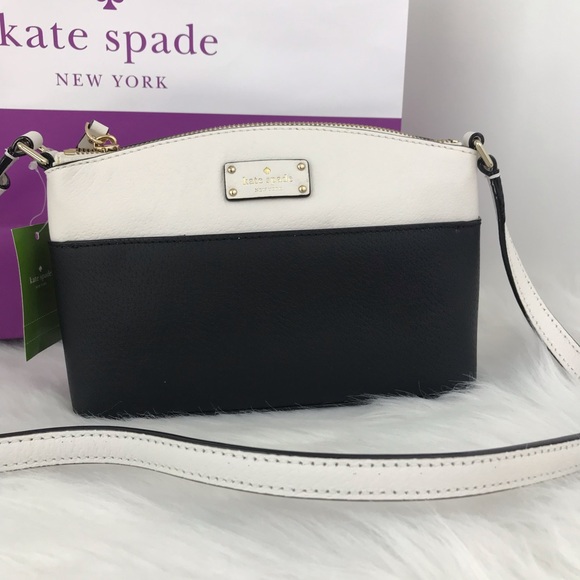 kate spade Handbags - NWT Kate Spade Black Leather Crossbody Purse Bag